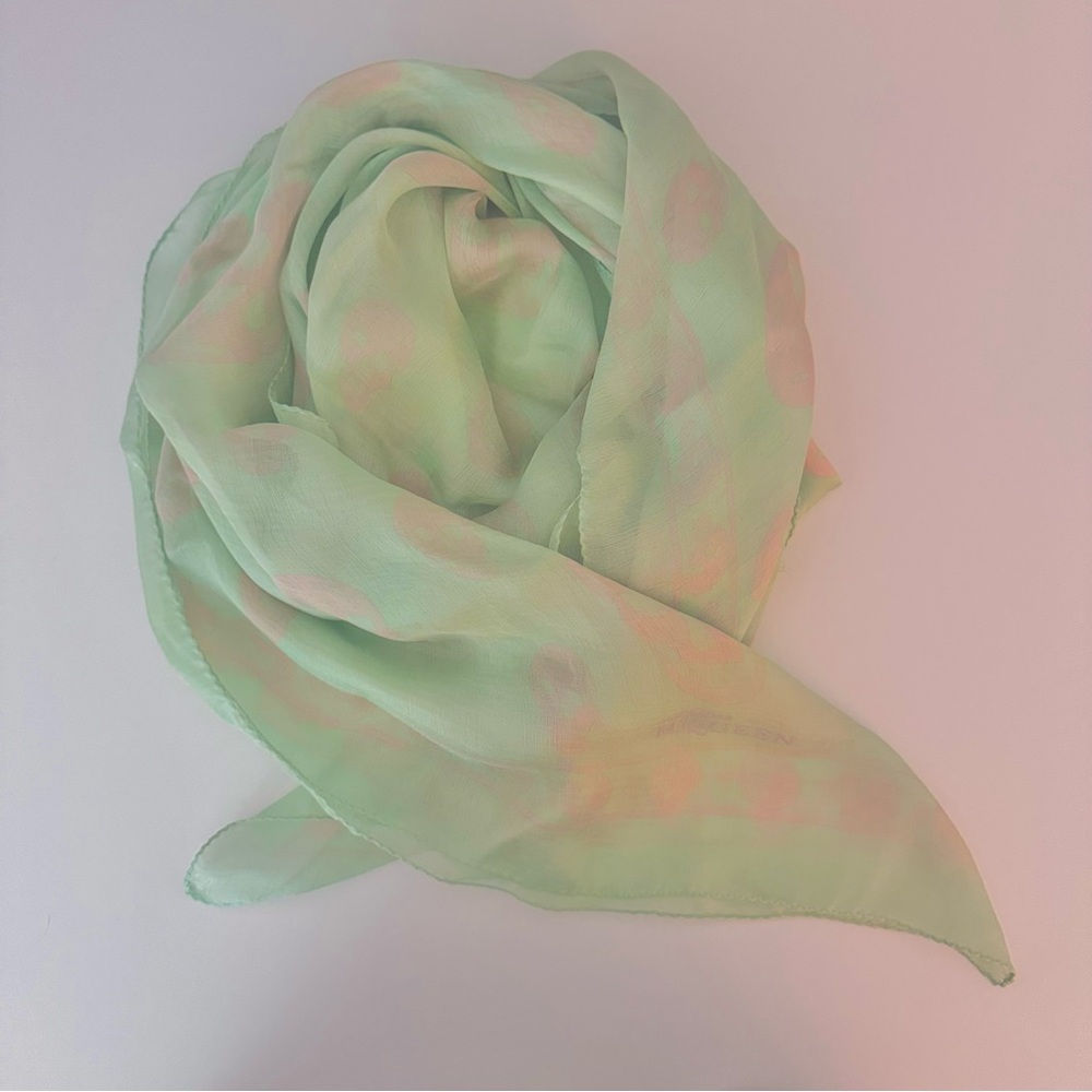 Alexander McQueen Mint Green Scarf
